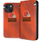 NFL Cleveland Browns Team Jersey iPhone 15 Plus Folio Case