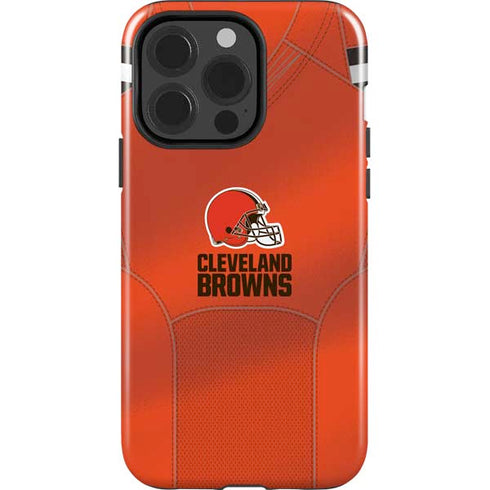 NFL Cleveland Browns Team Jersey iPhone 15 Pro Impact Case