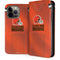 NFL Cleveland Browns Team Jersey iPhone 15 Pro Max Folio Case