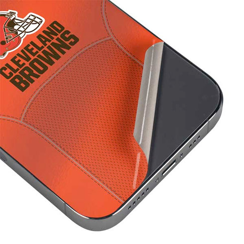 NFL Cleveland Browns Team Jersey iPhone 15 Pro Max Skin