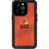 NFL Cleveland Browns Team Jersey iPhone 15 Pro Waterproof Case
