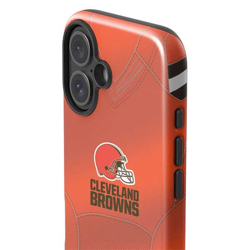 NFL Cleveland Browns Team Jersey iPhone 16 Impact Case