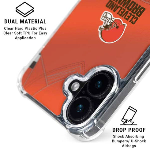 NFL Cleveland Browns Team Jersey iPhone 16 MagSafe Case