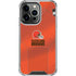 NFL Cleveland Browns Team Jersey iPhone 16 Pro Max Clear Case