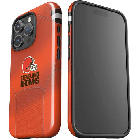 NFL Cleveland Browns Team Jersey iPhone 16 Pro Max Impact Case