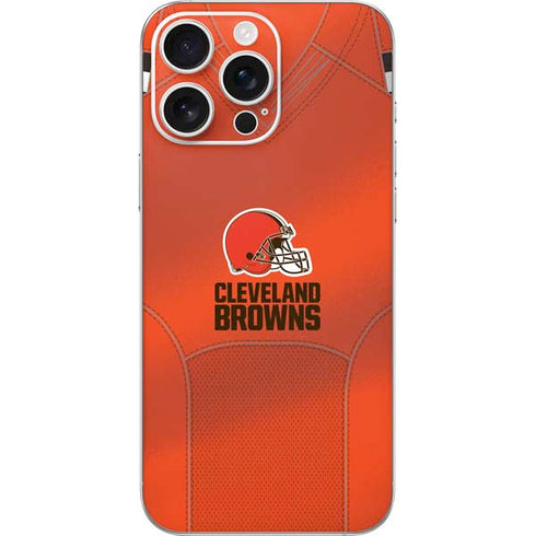 NFL Cleveland Browns Team Jersey iPhone 16 Pro Max Skin