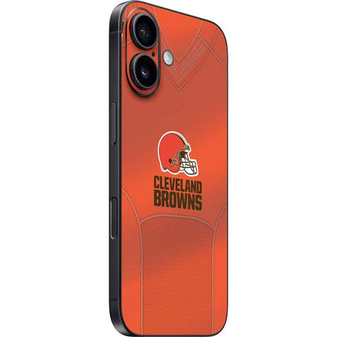 NFL Cleveland Browns Team Jersey iPhone 16 Skin