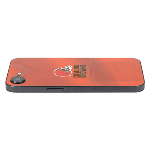 NFL Cleveland Browns Team Jersey iPhone 16e Skin