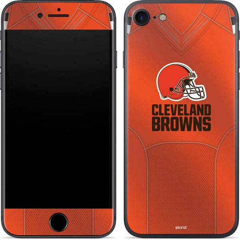 NFL Cleveland Browns Team Jersey iPhone 8 Skin