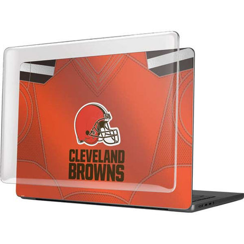 NFL Cleveland Browns Team Jersey MacBook Pro 14in (2021-24) Case plus Skin