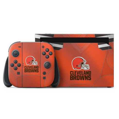 NFL Cleveland Browns Team Jersey Nintendo Skins