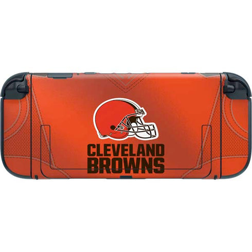 NFL Cleveland Browns Team Jersey Nintendo Switch 2 (2025) with Joy-Con Skin