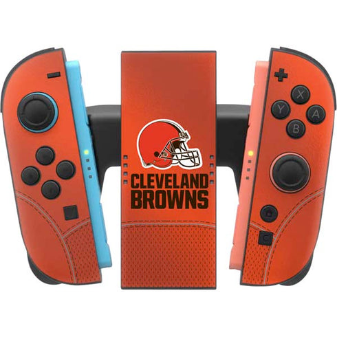 NFL Cleveland Browns Team Jersey Nintendo Switch 2 (2025) Joy-Con Controller Skin