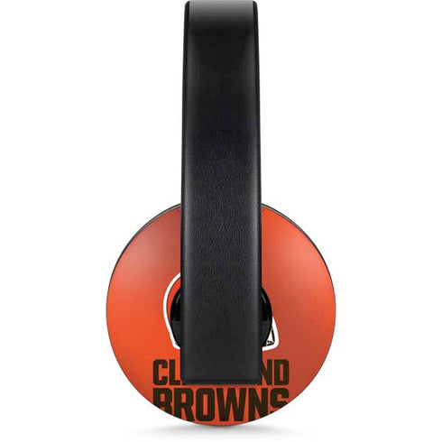 NFL Cleveland Browns Team Jersey PlayStation 4 Gold Wireless Headset Skin