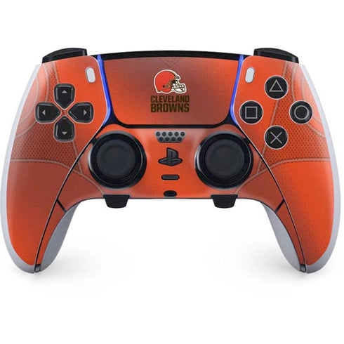 NFL Cleveland Browns Team Jersey PS5 DualSense Edge Pro Controller Skin