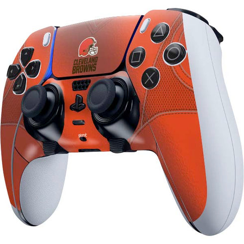 NFL Cleveland Browns Team Jersey PS5 DualSense Edge Pro Controller Skin