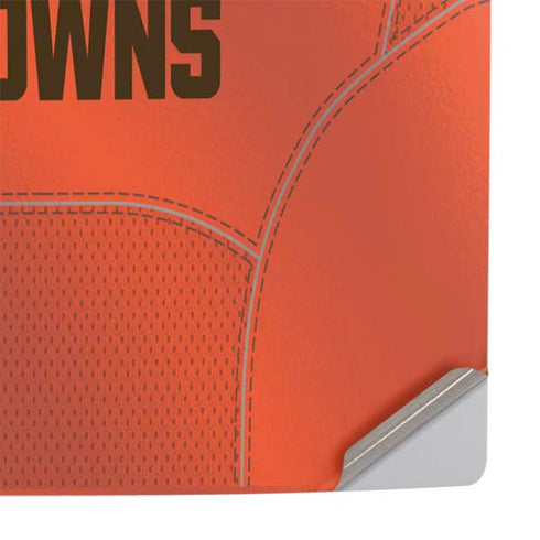 NFL Cleveland Browns Team Jersey PS5 Pro Console Skin