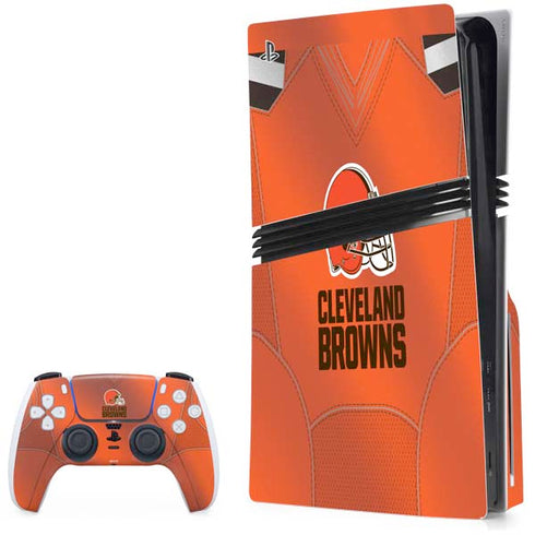 NFL Cleveland Browns Team Jersey PlayStation PS5 Skins