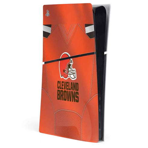 NFL Cleveland Browns Team Jersey PS5 Slim Digital Edition Console Skin