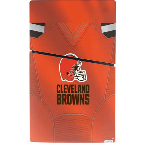 NFL Cleveland Browns Team Jersey PS5 Slim Digital Edition Console Skin