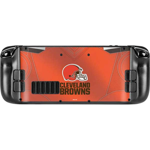 NFL Cleveland Browns Team Jersey Steam Deck Handheld Gaming Computer Skin