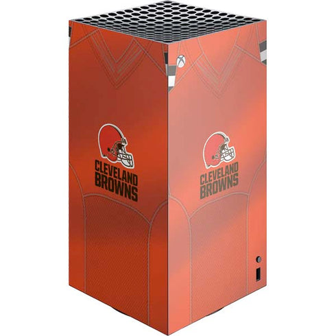 NFL Cleveland Browns Team Jersey XBox Series X Digital Edition Console Skin