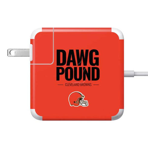 NFL Cleveland Browns Team Motto 85W Power Adapter (15 and 17 inch MacBook Pro Charger) Skin