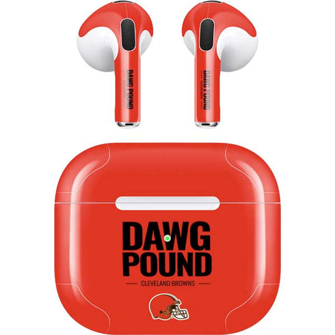 NFL Cleveland Browns Team Motto Apple AirPods (3rd Gen 2021) Skin