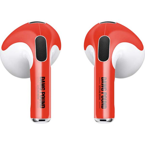 NFL Cleveland Browns Team Motto Apple AirPods (3rd Gen 2021) Skin