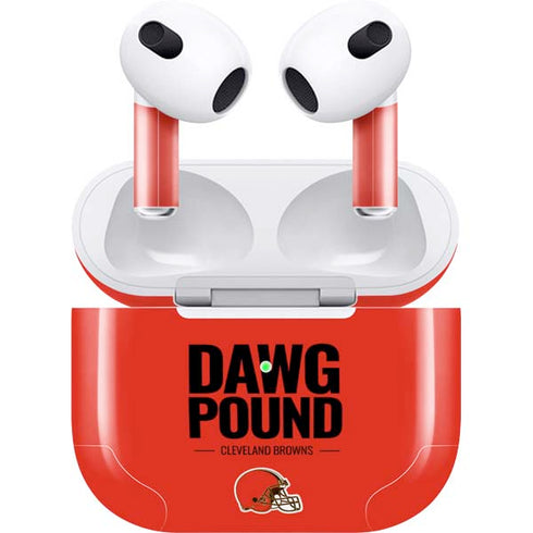 NFL Cleveland Browns Team Motto Apple AirPods (3rd Gen 2021) Skin