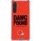 NFL Cleveland Browns Team Motto Galaxy A17 Clear Case