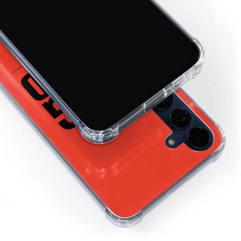NFL Cleveland Browns Team Motto Galaxy A55 5G Clear Case