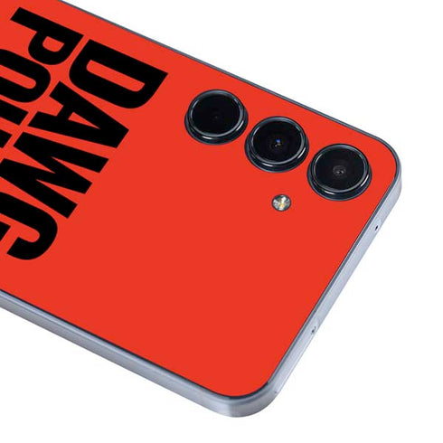 NFL Cleveland Browns Team Motto Galaxy A55 5G Skin