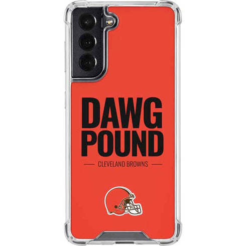NFL Cleveland Browns Team Motto Galaxy S22 Clear Case