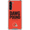 NFL Cleveland Browns Team Motto Galaxy S24 FE Clear Case