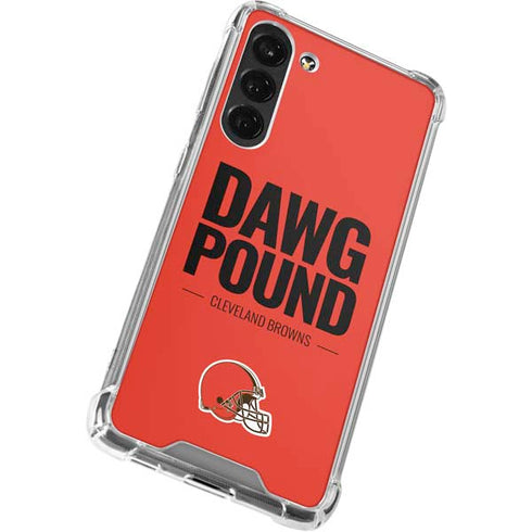 NFL Cleveland Browns Team Motto Galaxy S24 FE Clear Case