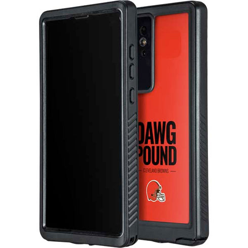 NFL Cleveland Browns Team Motto Galaxy S24 Ultra Waterproof Case