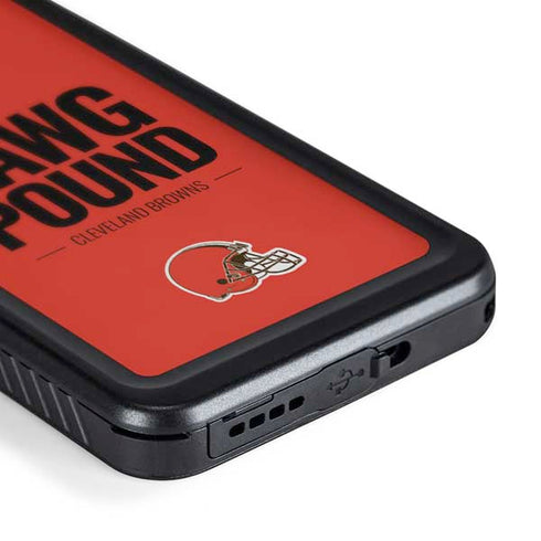 NFL Cleveland Browns Team Motto Galaxy S24 Waterproof Case