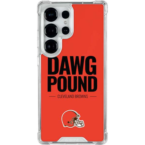 NFL Cleveland Browns Team Motto Galaxy S25 Ultra Clear Case
