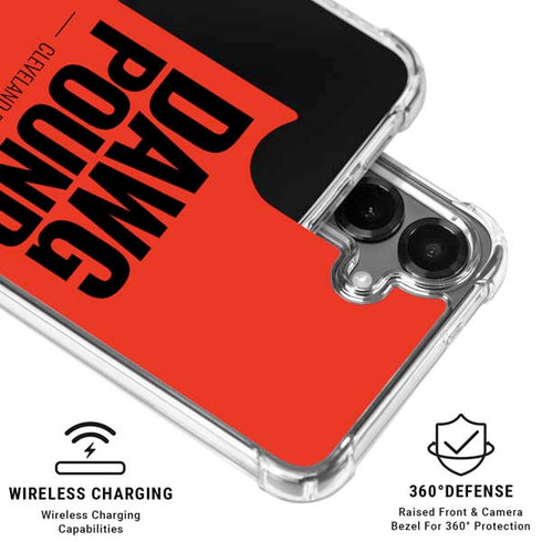 NFL Cleveland Browns Team Motto Galaxy S26 Plus Clear Case