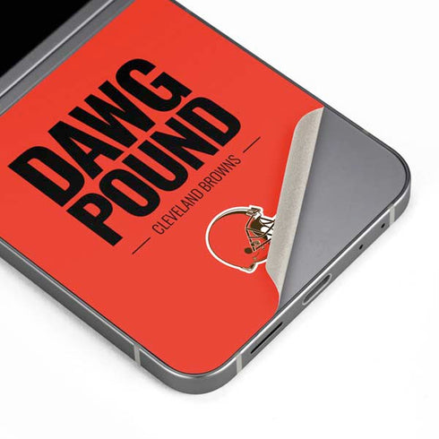 NFL Cleveland Browns Team Motto Galaxy Z Flip6 Skin