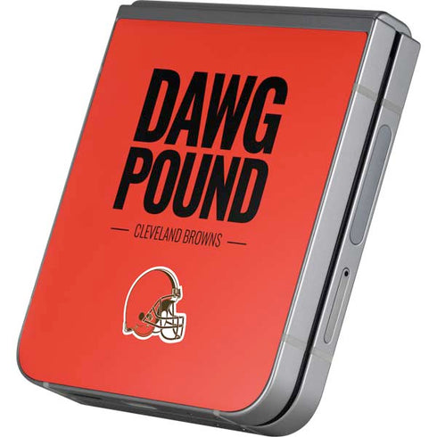 NFL Cleveland Browns Team Motto Galaxy Z Flip6 Skin