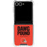 NFL Cleveland Browns Team Motto Galaxy Z Flip7 Clear Case
