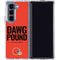NFL Cleveland Browns Team Motto Galaxy Z Fold5 5G Clear Case