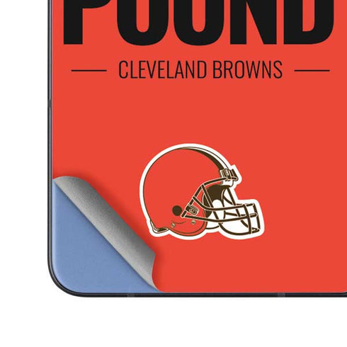 NFL Cleveland Browns Team Motto Galaxy Z Fold5 5G Skin