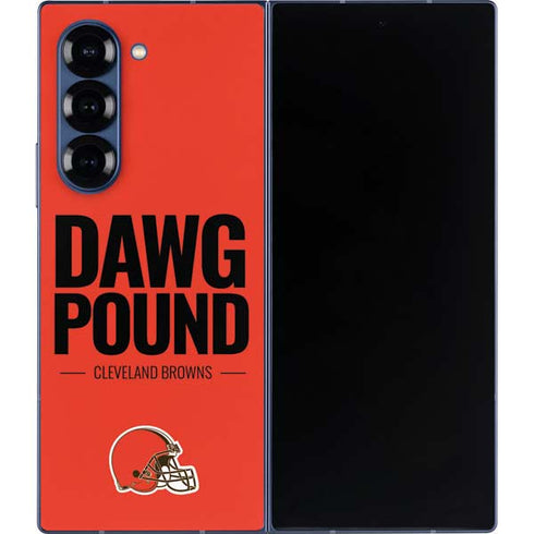 NFL Cleveland Browns Team Motto Galaxy Z Fold6 Skin