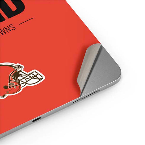 NFL Cleveland Browns Team Motto Apple iPad Air Skin