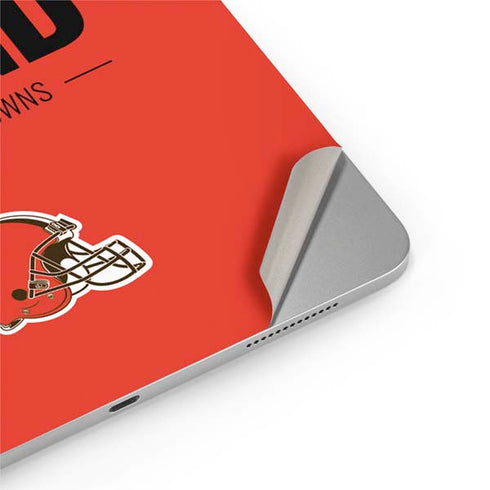 NFL Cleveland Browns Team Motto iPad Pro 13in M4 (2024) Skin