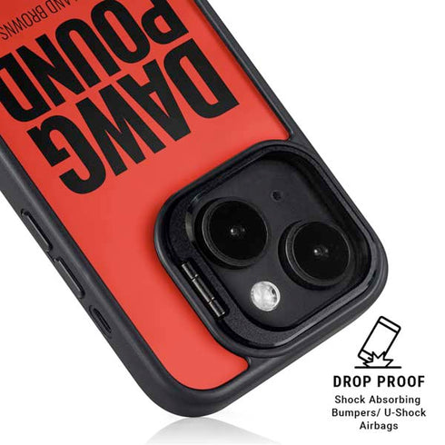 NFL Cleveland Browns Team Motto iPhone 15 Kickstand Case
