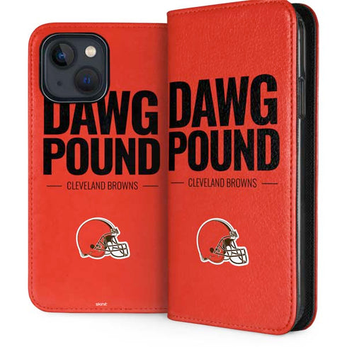 NFL Cleveland Browns Team Motto iPhone 15 Plus Folio Case